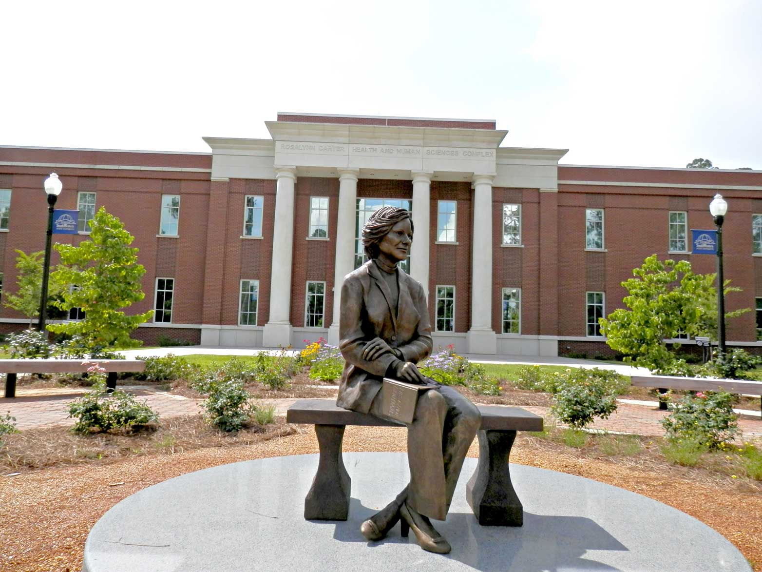 Rosalynn Carter Statue | Americus Garden Inn Bed & Breakfast, Georgia