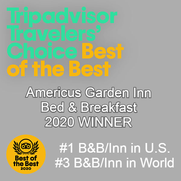 Tripadvisor 2019 Travelers' Choice | Americus Garden Inn near GSW